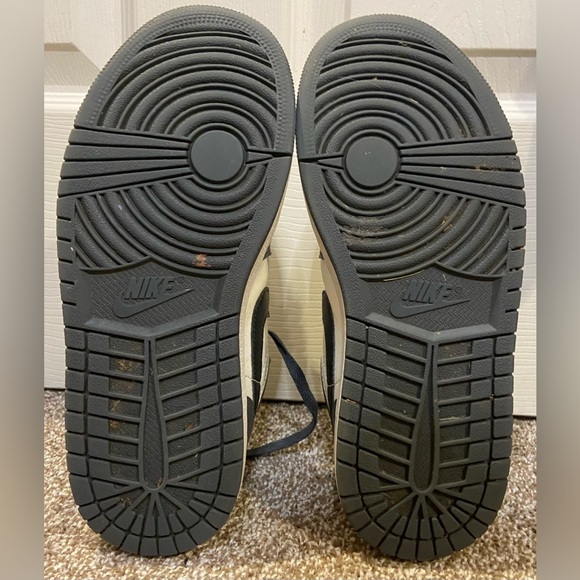 Nike Air Jordan 1 Low Shoes 'Dark Gray' Sail White DC0774-102 Womens Size 7.5 - Picture 7 of 7